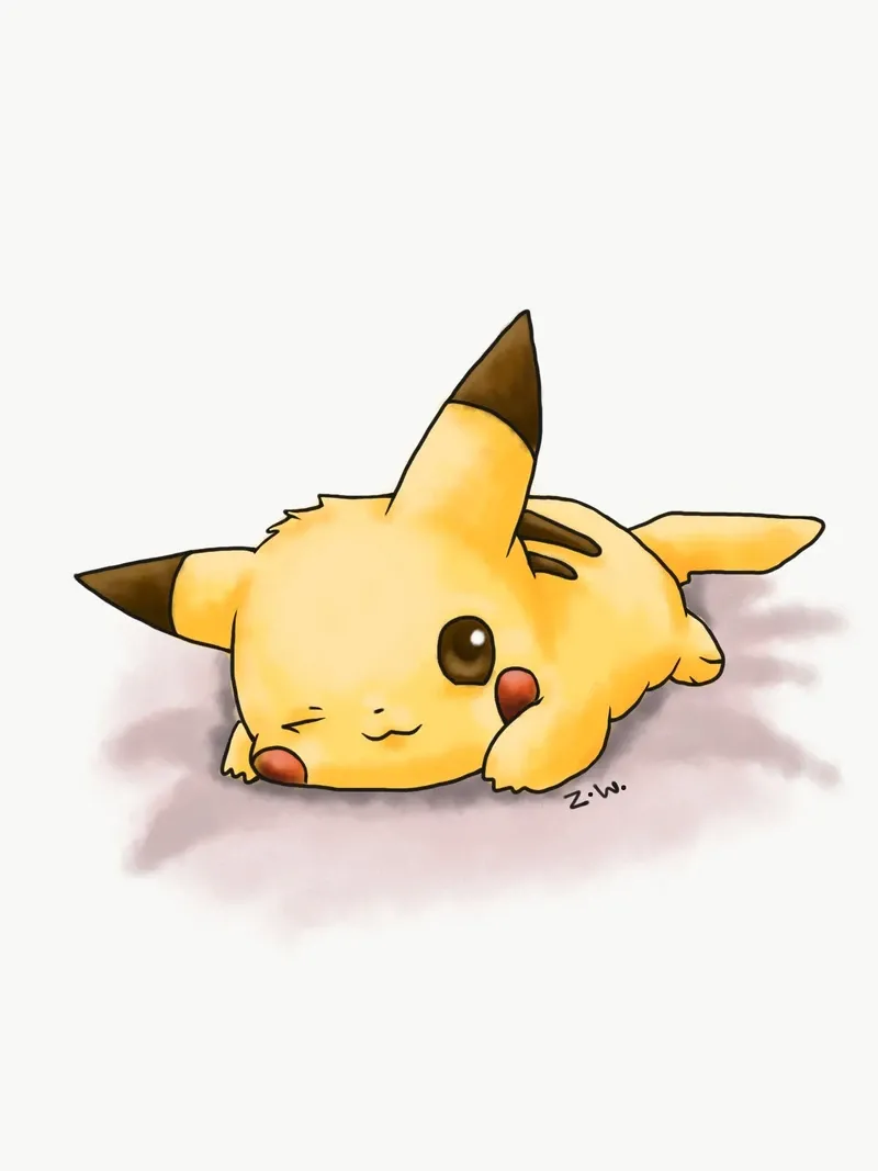 chibi ảnh pikachu cute 49