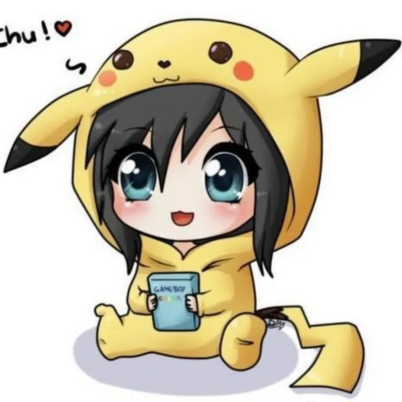 chibi ảnh pikachu cute 64