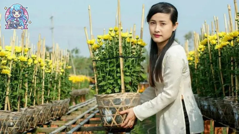 Tải ngay hình nền gái quê xinh đẹp để thay đổi giao diện
