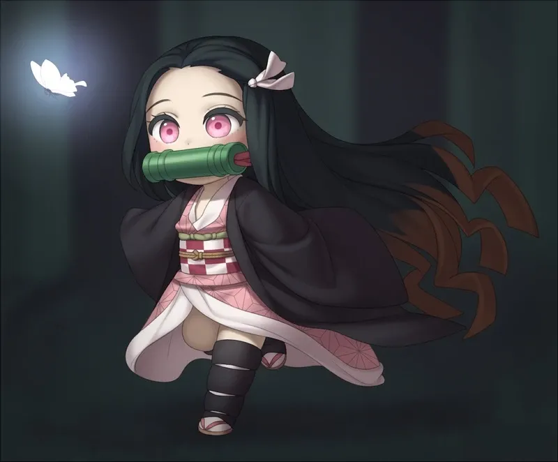 hình ảnh nezuko chibi 7