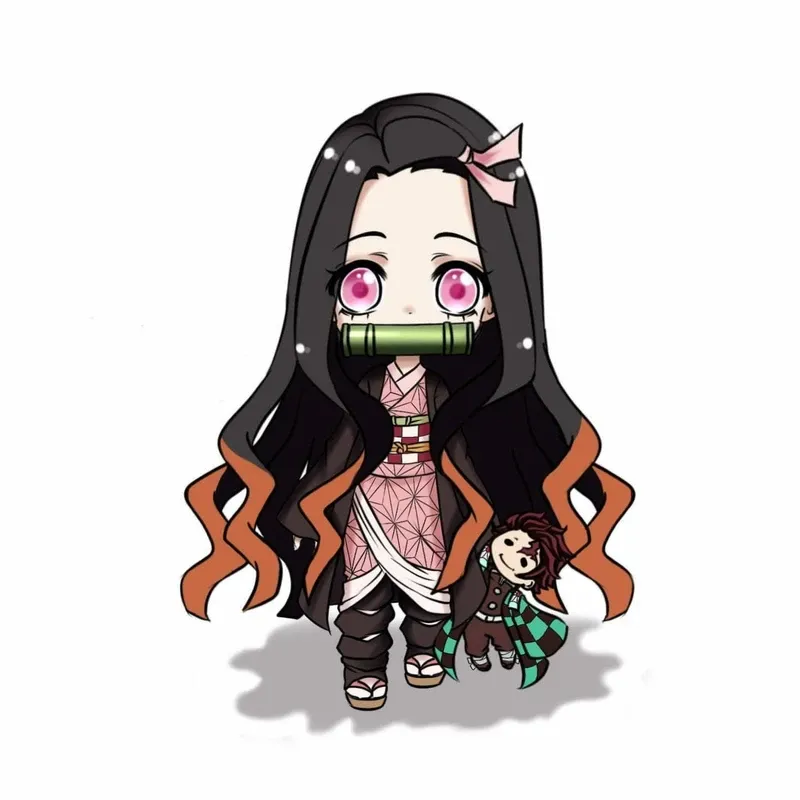 hình ảnh nezuko chibi 37