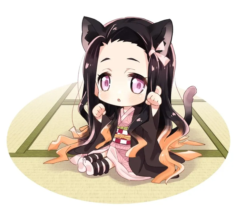 hình ảnh nezuko chibi 44