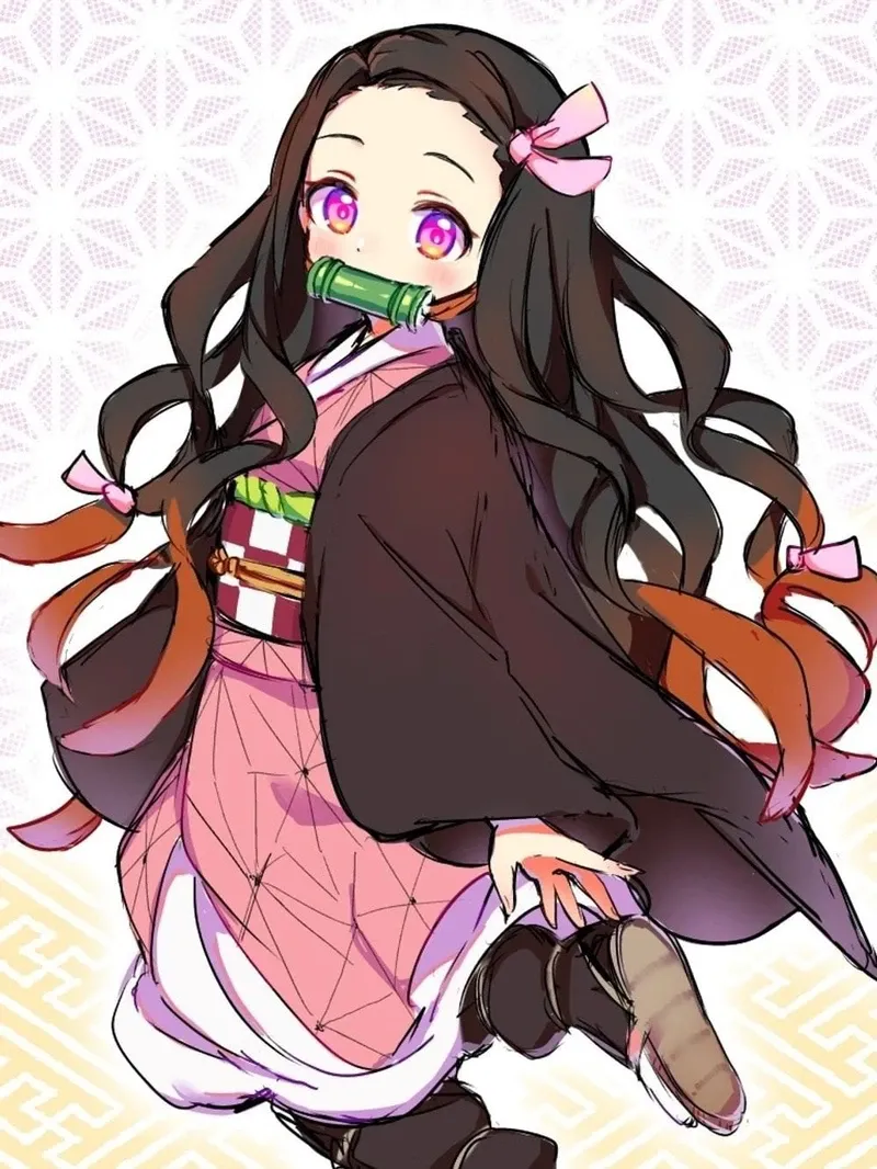 hình ảnh nezuko chibi 46