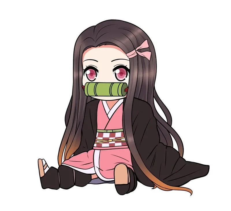 hình ảnh nezuko chibi 47