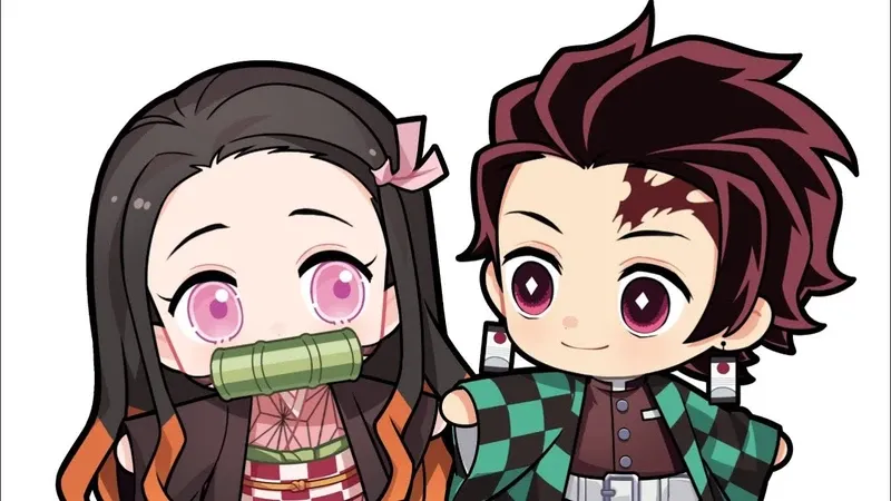 hình ảnh nezuko chibi 52