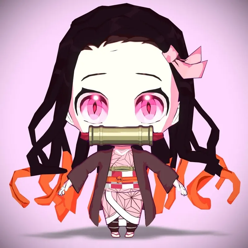 hình ảnh nezuko chibi 56