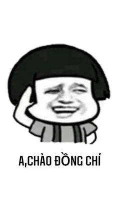 meme chào 1