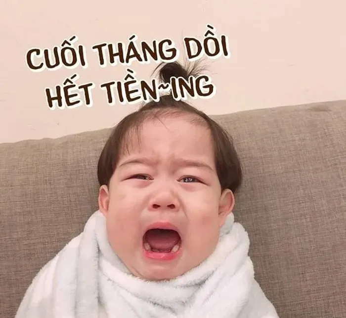 meme hết tiền 6