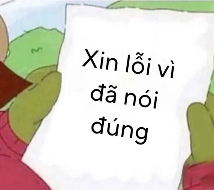 meme xin lỗi 15