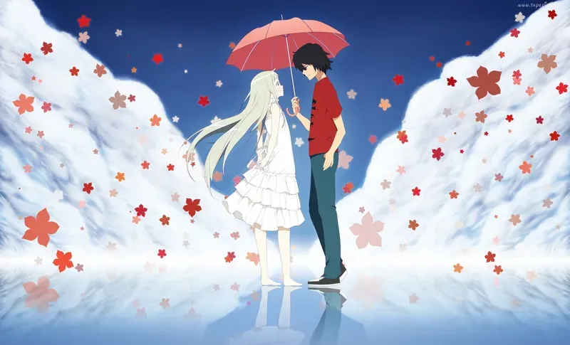 Hình nền anime tình cảm lãng mạn 6