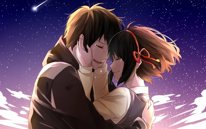 Hình nền anime tình cảm lãng mạn 7