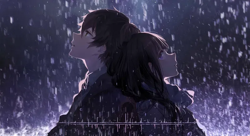 Hình nền anime tình cảm lãng mạn 9