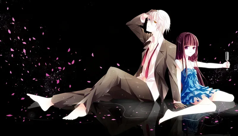 Hình nền anime tình cảm lãng mạn 10
