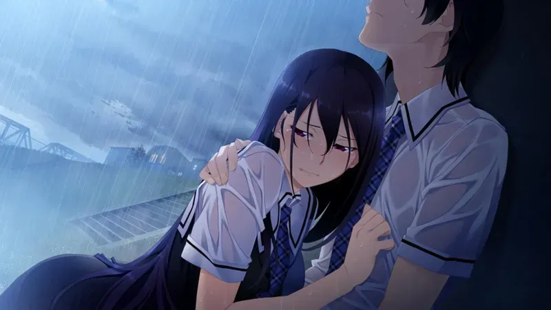 Hình nền anime tình cảm lãng mạn 12