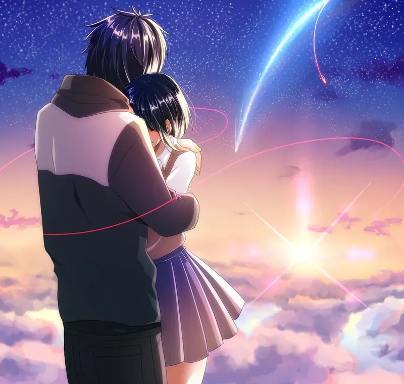 Hình nền anime tình cảm lãng mạn 13