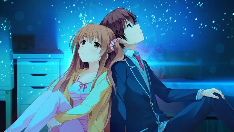 Hình nền anime tình cảm lãng mạn 20