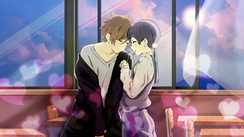 Hình nền anime tình cảm lãng mạn 21