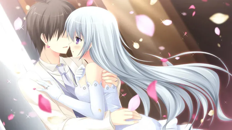 Hình nền anime tình cảm lãng mạn 22