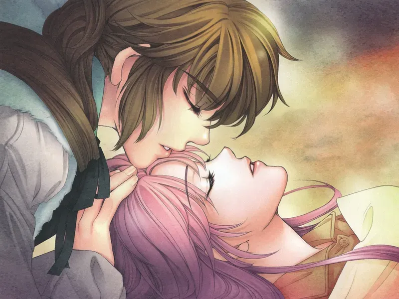 Hình nền anime tình cảm lãng mạn 25