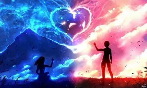 Hình nền anime tình cảm lãng mạn 29