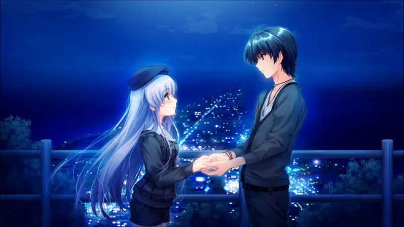 Hình nền anime tình cảm lãng mạn 33