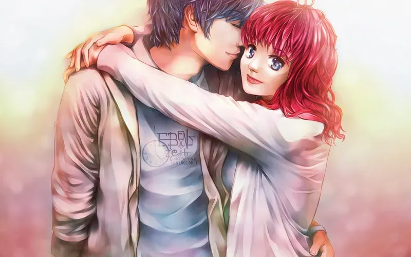 Hình nền anime tình cảm lãng mạn 44