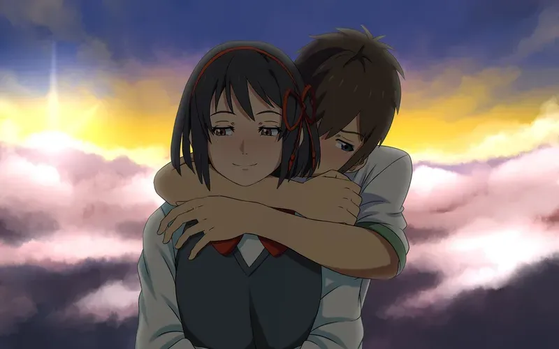 Hình nền anime tình cảm lãng mạn 45