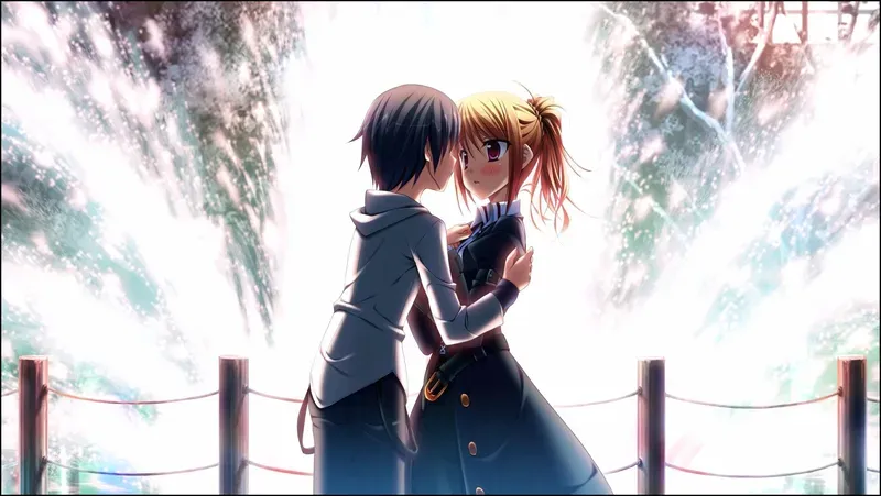 Hình nền anime tình cảm lãng mạn 46