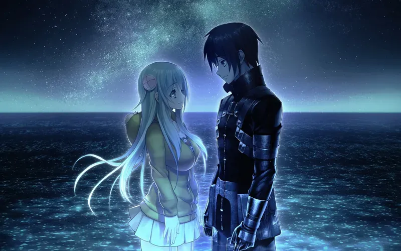 Hình nền anime tình cảm lãng mạn 47