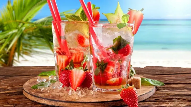 Hình nền đồ uống mùa hè 38