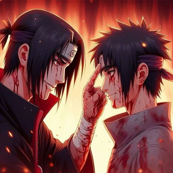 Hình Itachi buồn thể hiện chiều sâu cảm xúc và câu chuyện nhân vật