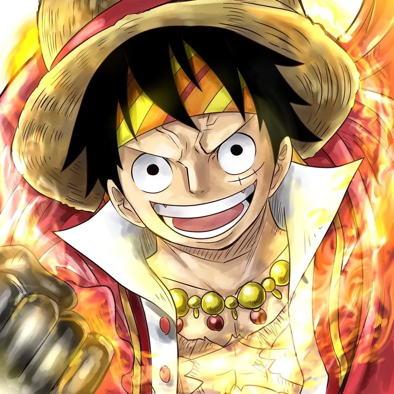 Làm mới thiết bị với hình nền avatar Luffy