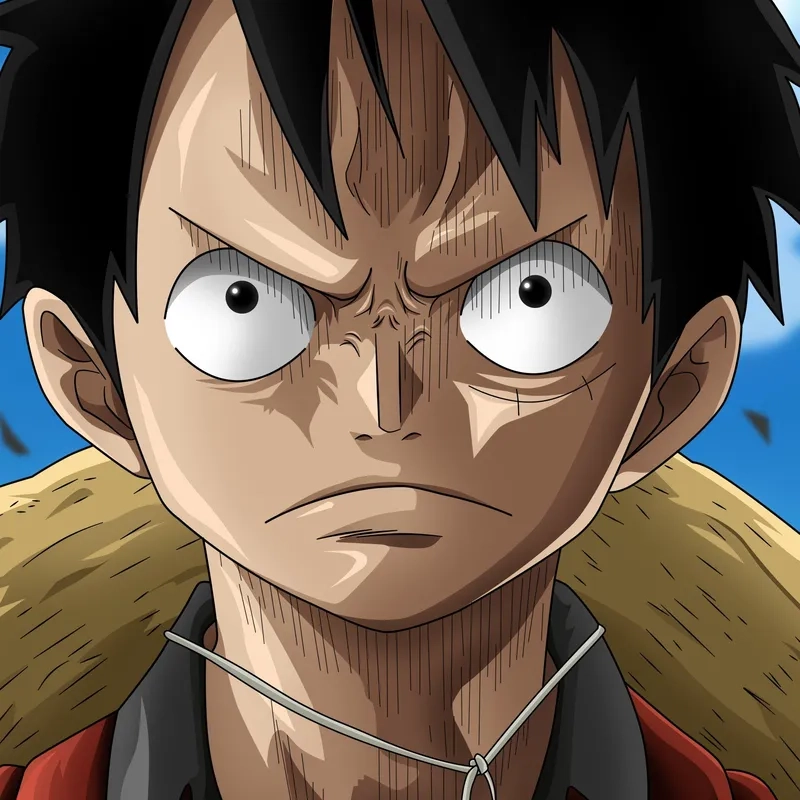 Phong cách dễ thương từ avatar Luffy Gear 5 chibi