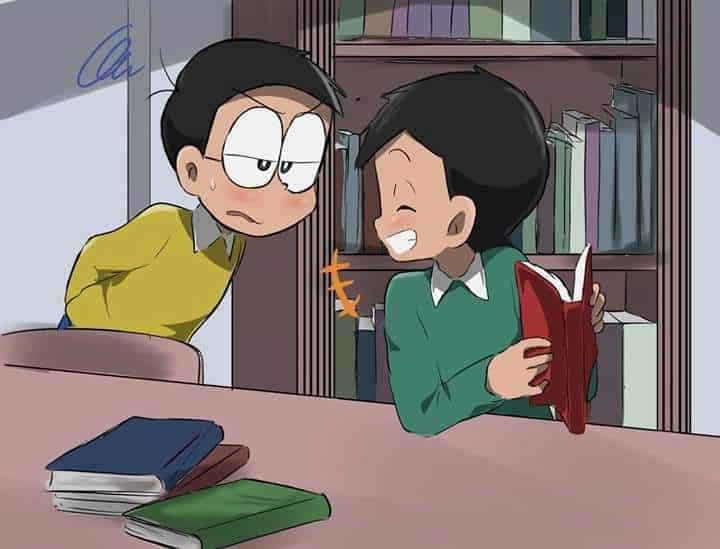 Tận hưởng vẽ nobita xuka với những nét vẽ dễ thương