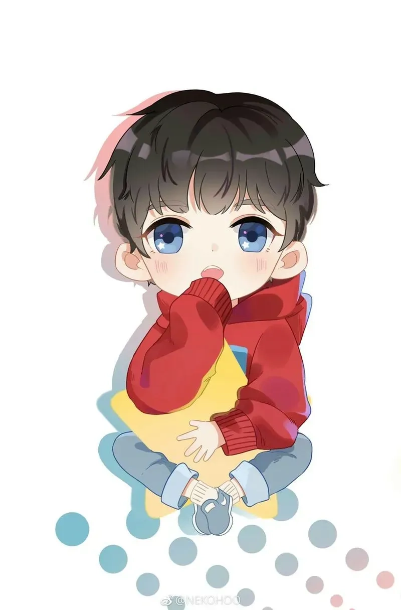 Ảnh chibi nam dễ thương phong cách anime đáng yêu nổi bật