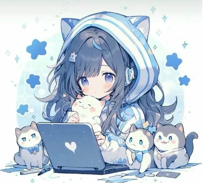 Hinh anime nữ cute mang đến vẻ đẹp trong sáng và đáng yêu