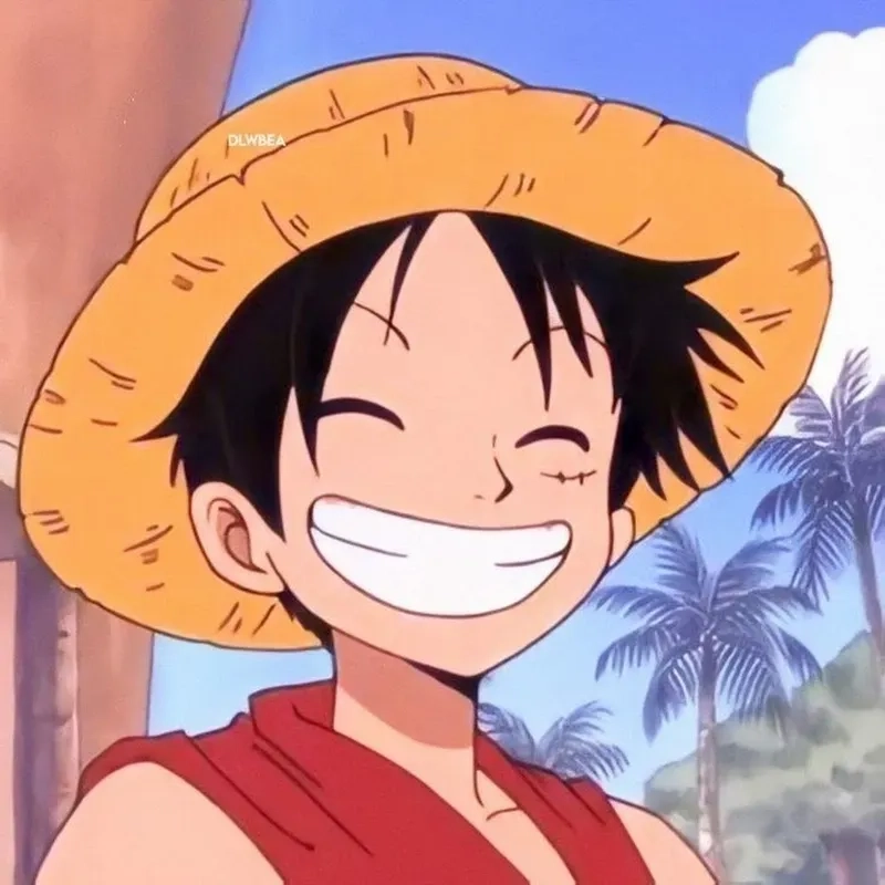 Avatar chất ngầu với avatar Luffy