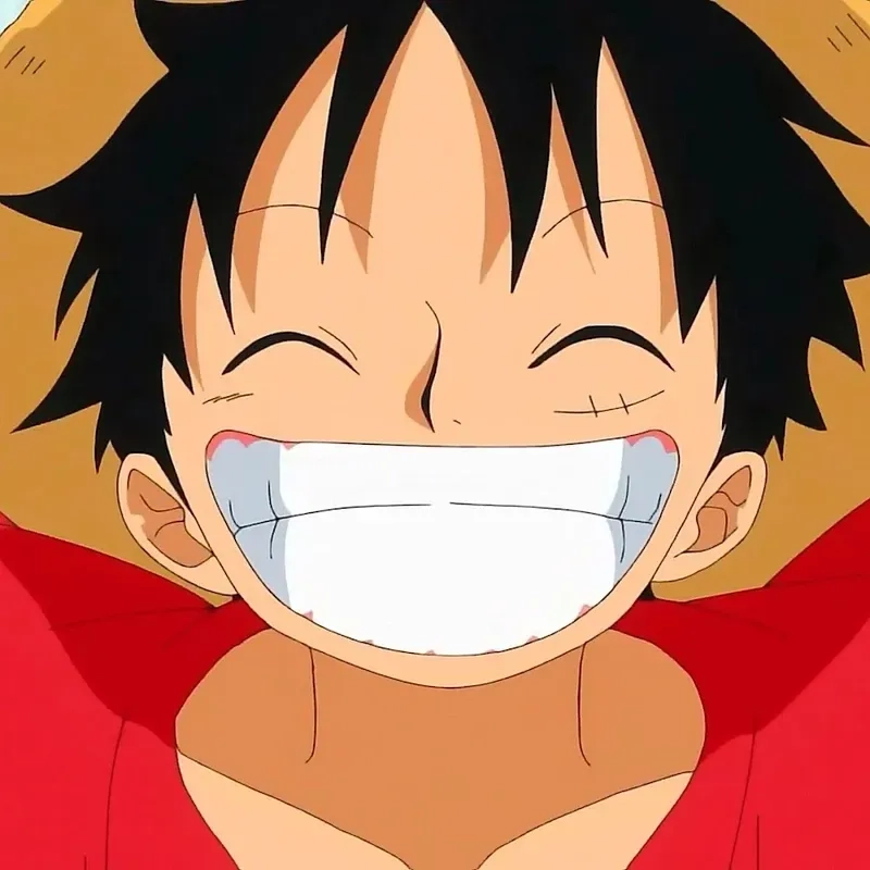 Nụ cười đáng yêu trong avatar Luffy cười