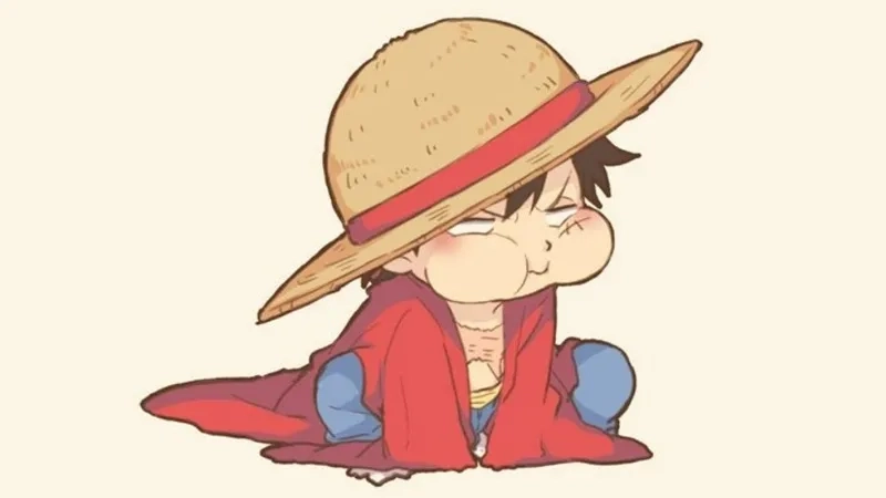 Luffy chibi cực đáng yêu trong ảnh Luffy chibi