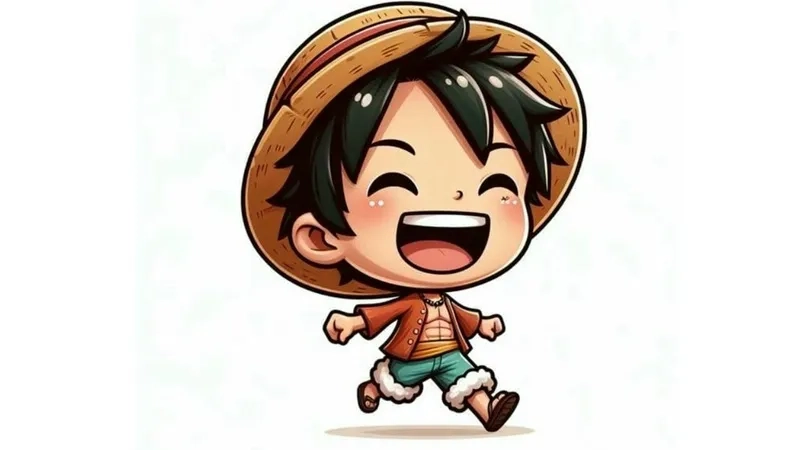 Thưởng thức hình ảnh mới lạ từ ảnh Luffy Gear 5 chibi