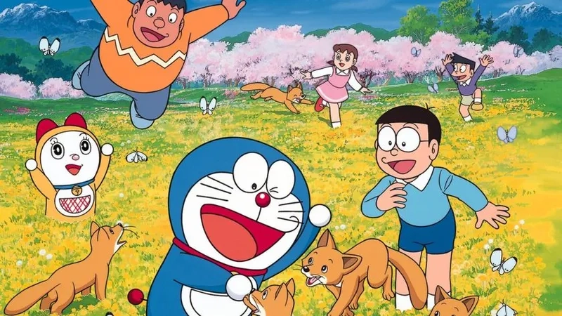 Tình bạn Doraemon và Nobita đẹp tuyệt vời