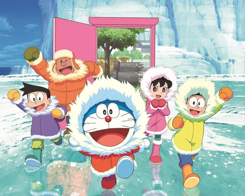 Khoảnh khắc Doraemon và Nobita gặp nhau cực dễ thương