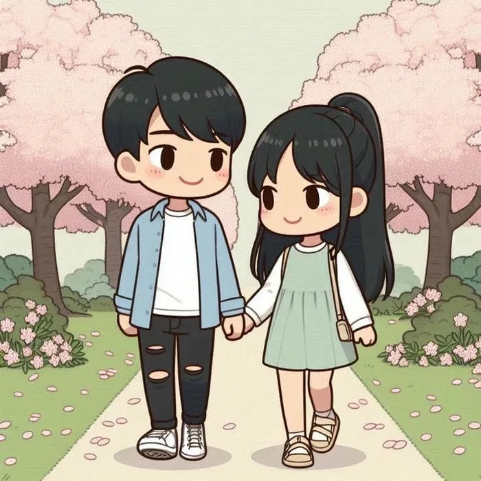 Anime cặp đôi cute mang đến sự lãng mạn và dễ thương