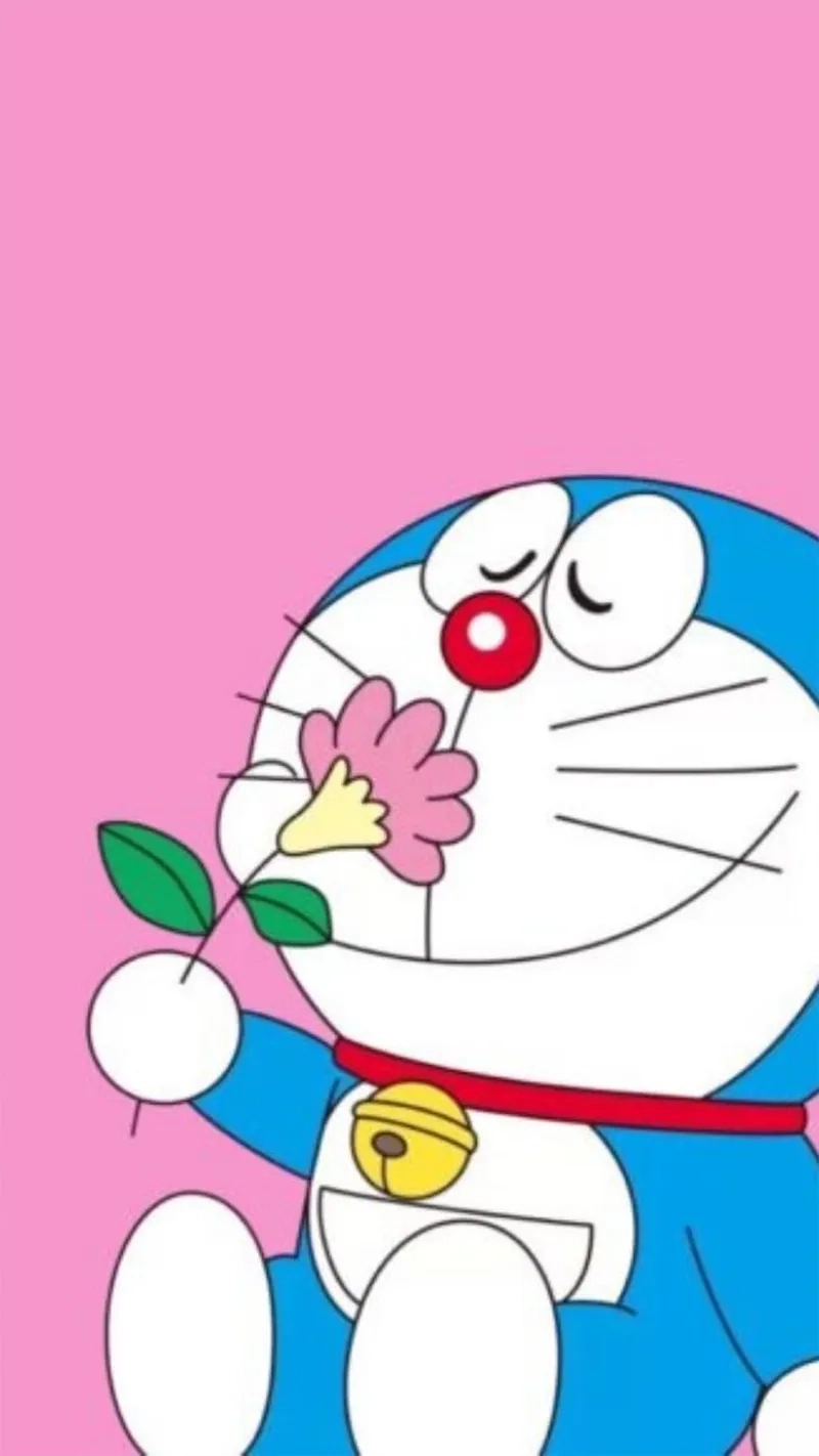 Hình nền điện thoại Doraemon dễ thương ngộ nghĩnh