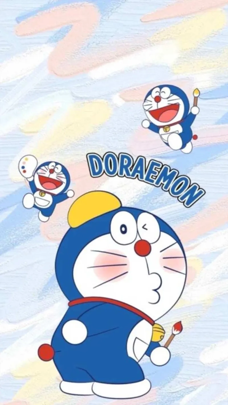 Hình nền Doraemon cute làm mới điện thoại bạn