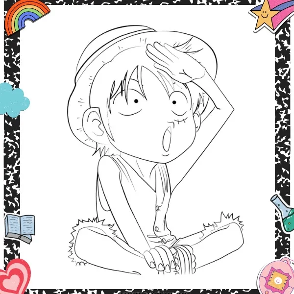 Dễ dàng thực hiện với cách vẽ Luffy chibi đơn giản