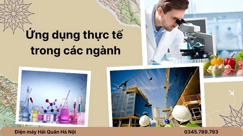 Ứng dụng thực tế trong các ngành công nghiệp khác nhau 