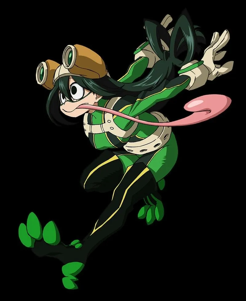 Gặp gỡ cô nàng ếch Tsuyu Asui anime đầy cá tính