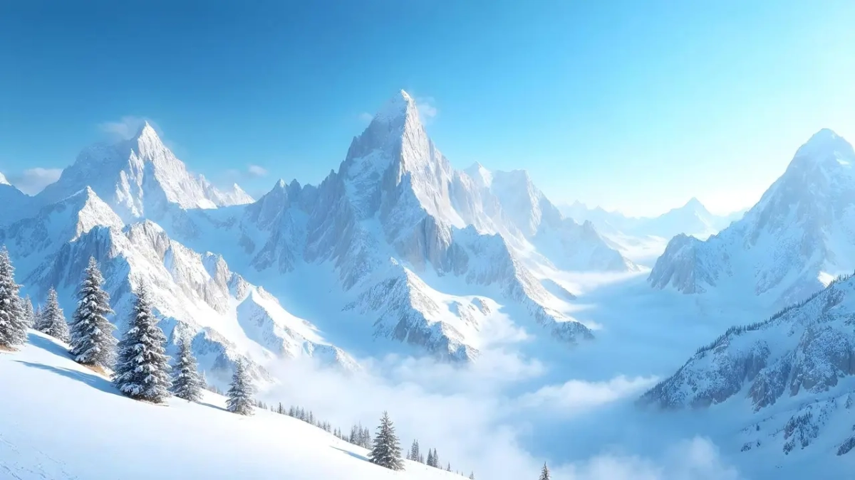 Thay áo mới cho dế yêu bằng hình nền phong cảnh mùa đông cực chill