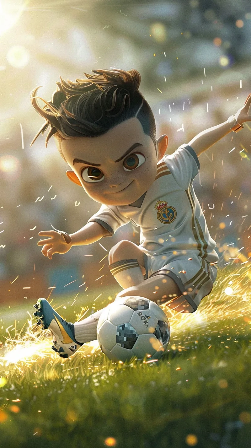 Phiên bản tí hon của siêu sao Chibi CR7 mới nhất